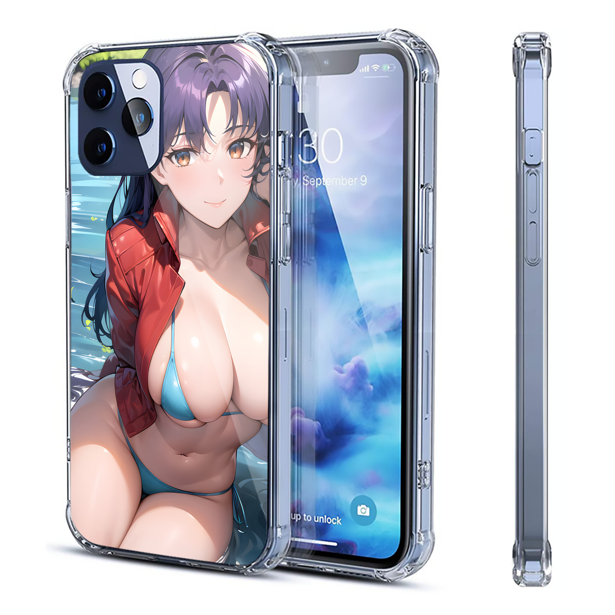 （画像用） EVA 新世紀エヴァンゲリオン 【iPhone 12シリーズ対応】透明スマホケース（クリアソフトケース）